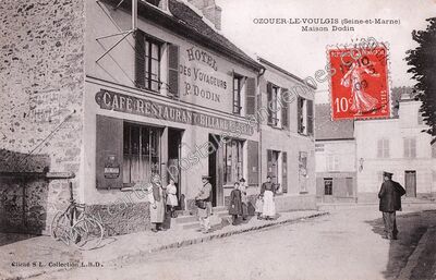 Carte postale ancienne Maison Dodin — Ozouer-le-Voulgis (Seine-et-Marne)