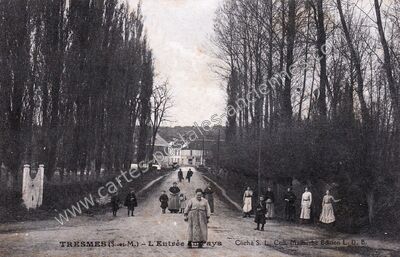 Carte postale ancienne Tresmes — Pommeuse (Seine-et-Marne)