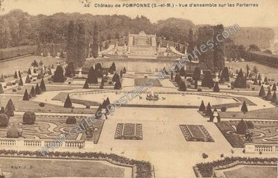 Carte postale ancienne Chateau de Pomponne — Pomponne (Seine-et-Marne)