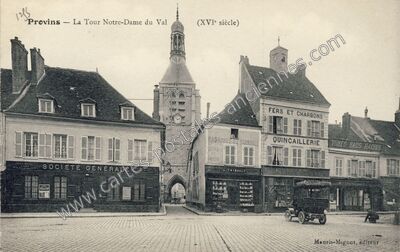 Carte postale ancienne La Tour Notre-Dame du Val — Provins (Seine-et-Marne)