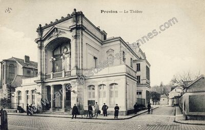 Carte postale ancienne Le Théâtre — Provins (Seine-et-Marne)