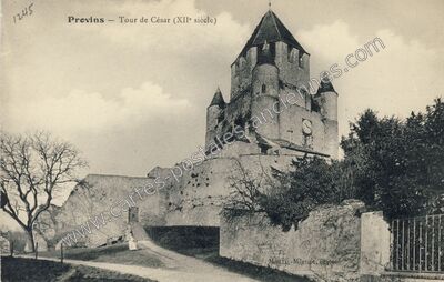 Carte postale ancienne Tour de César (XIIe siècle) — Provins (Seine-et-Marne)