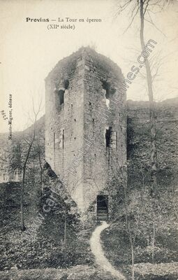 Carte postale ancienne La Tour en éperon — Provins (Seine-et-Marne)