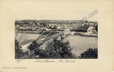 Carte postale ancienne Vue Générale — Saint-Mammès (Seine-et-Marne)
