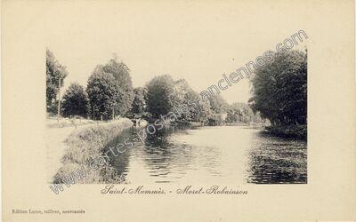 Carte postale ancienne Moret-Robainson — Saint-Mammès (Seine-et-Marne)