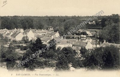 Carte postale ancienne Bas Samois — Samois-sur-Seine (Seine-et-Marne)