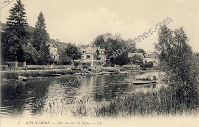 Carte postale ancienne Bas Samois — Samois-sur-Seine (Seine-et-Marne)