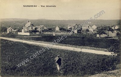 Carte postale ancienne Vue Générale — Samoreau (Seine-et-Marne)