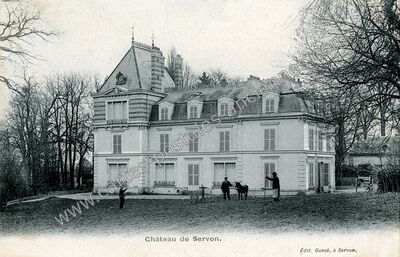 Carte postale ancienne Chateau de Servon — Servon (Seine-et-Marne)