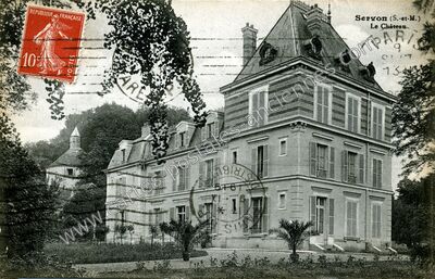 Carte postale ancienne Chateau de Servon — Servon (Seine-et-Marne)