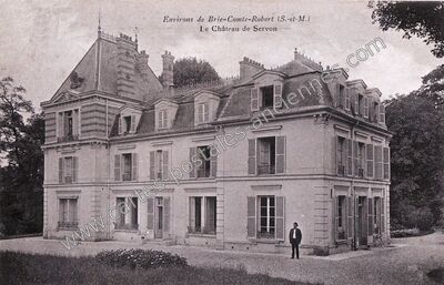 Carte postale ancienne Chateau de Servon — Servon (Seine-et-Marne)