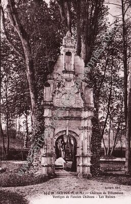 Carte postale ancienne Chateau de Villemenon — Servon (Seine-et-Marne)