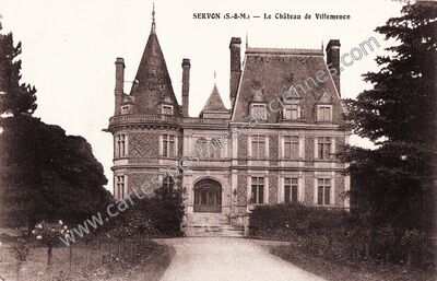 Carte postale ancienne Chateau de Villemenon — Servon (Seine-et-Marne)