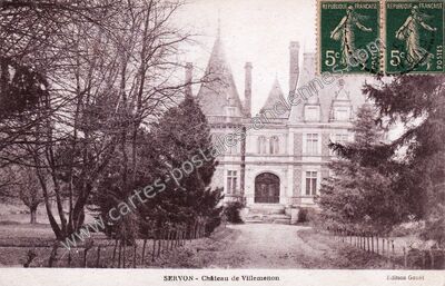 Carte postale ancienne Chateau de Villemenon — Servon (Seine-et-Marne)