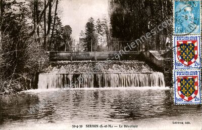 Carte postale ancienne Le Déversoir — Servon (Seine-et-Marne)