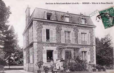 Carte postale ancienne Villa de la Dame Blanche — Servon (Seine-et-Marne)