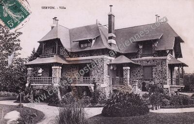 Carte postale ancienne Villa — Servon (Seine-et-Marne)