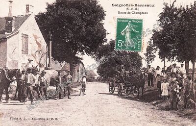 Carte postale ancienne Soignolles Barneau — Soignolles-en-Brie (Seine-et-Marne)