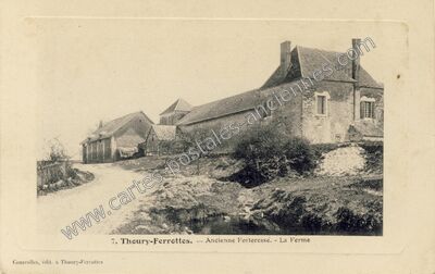 Carte postale ancienne Ancienne Forteresse. - La Ferme — Thoury-Férottes (Seine-et-Marne)