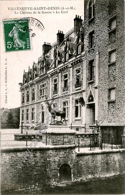 Carte postale ancienne Chateau de la Guette — Villeneuve-Saint-Denis (Seine-et-Marne)