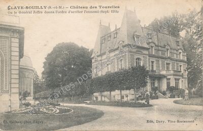 Carte postale ancienne Chateau des Tourelles — Claye-Souilly (Seine-et-Marne)