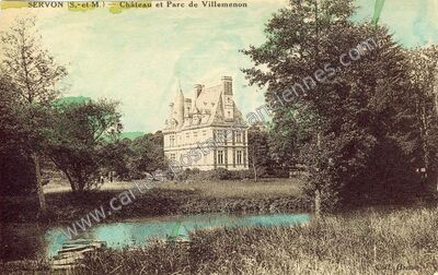 Carte postale ancienne Chateau de Villemenon — Servon (Seine-et-Marne)