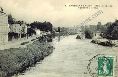 Carte postale ancienne Thorigny Lagny — Thorigny-sur-Marne (Seine-et-Marne)