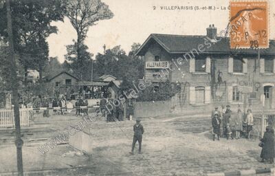 Carte postale ancienne La C — Villeparisis (Seine-et-Marne)