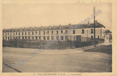 Carte postale ancienne Les Ecoles — Villeparisis (Seine-et-Marne)