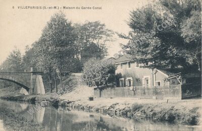 Carte postale ancienne Maison du Garde Canal — Villeparisis (Seine-et-Marne)