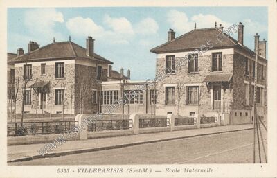 Carte postale ancienne Ecole Maternelle — Villeparisis (Seine-et-Marne)