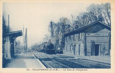 Carte postale ancienne La Gare de Villeparisis — Villeparisis (Seine-et-Marne)