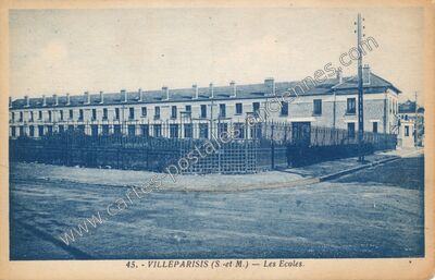 Carte postale ancienne Les Ecoles — Villeparisis (Seine-et-Marne)