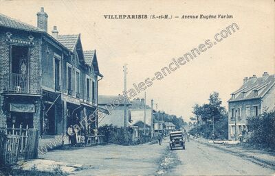 Carte postale ancienne Avenue Eugène Varlin — Villeparisis (Seine-et-Marne)
