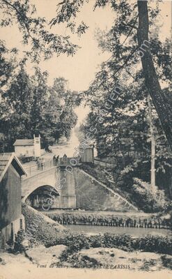 Carte postale ancienne Pont de Mitry - Gare — Villeparisis (Seine-et-Marne)
