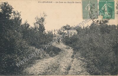 Carte postale ancienne Un Coin du Bois St-Denis — Villeparisis (Seine-et-Marne)