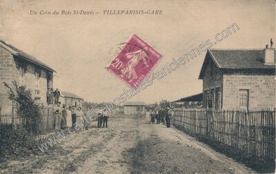 Carte postale ancienne Un Coin du Bois St-Denis — Villeparisis (Seine-et-Marne)