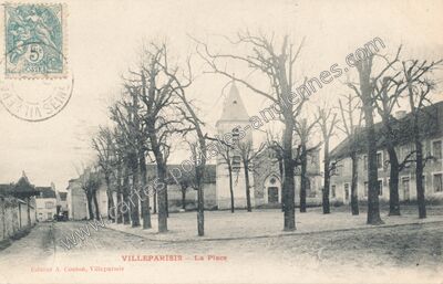 Carte postale ancienne La Place — Villeparisis (Seine-et-Marne)