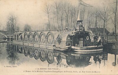 Carte postale ancienne LA BONNE NOUVELLE — Villeparisis (Seine-et-Marne)