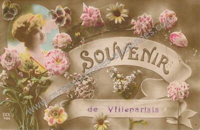 Carte postale ancienne Souvenir — Villeparisis (Seine-et-Marne)