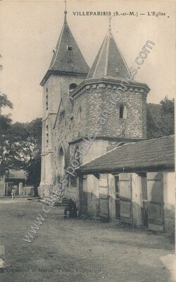 Carte postale ancienne L'Eglise — Villeparisis (Seine-et-Marne)