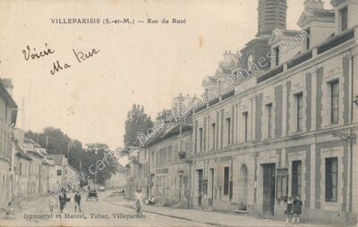 Carte postale ancienne Rue du Ruzé — Villeparisis (Seine-et-Marne)