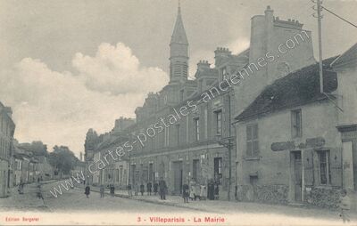 Carte postale ancienne La Mairie — Villeparisis (Seine-et-Marne)