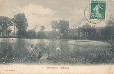 Carte postale ancienne L'Etang — Villeparisis (Seine-et-Marne)