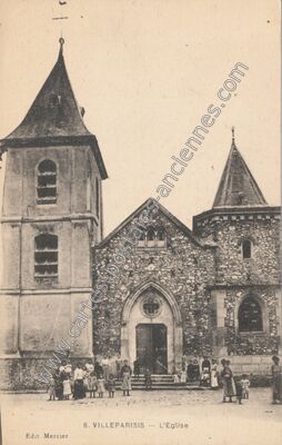 Carte postale ancienne L'Eglise — Villeparisis (Seine-et-Marne)