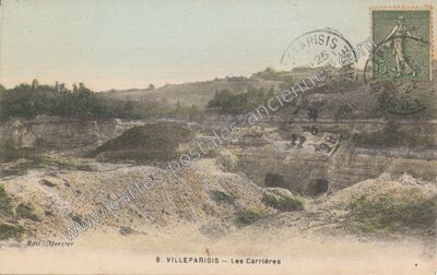 Carte postale ancienne Les Carrières — Villeparisis (Seine-et-Marne)