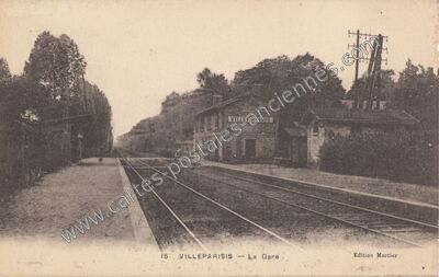 Carte postale ancienne La Gare — Villeparisis (Seine-et-Marne)