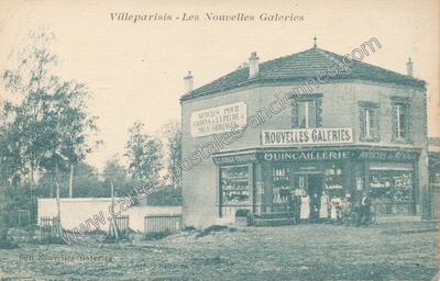 Carte postale ancienne Les Nouvelles Galeries — Villeparisis (Seine-et-Marne)