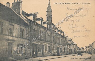 Carte postale ancienne La Mairie — Villeparisis (Seine-et-Marne)