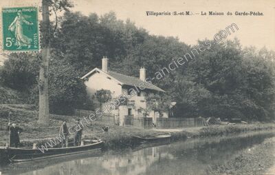 Carte postale ancienne La Maison du Garde-Pêche — Villeparisis (Seine-et-Marne)